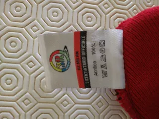 Berretto invernale AC Milan righe rosse nere