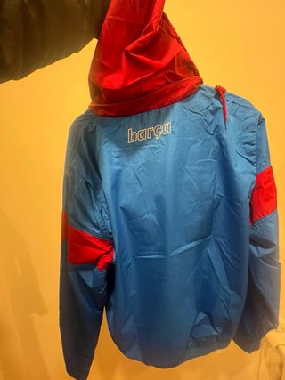 Chaqueta Nike Barça Impermeable Azul/Roja