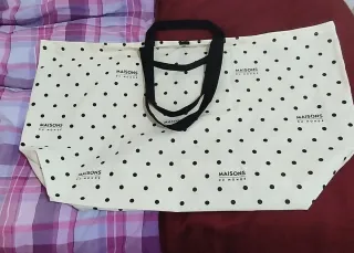 Borsa shopper Maison du Monde pois