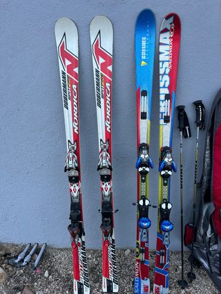 Equipo de esquí Nordica y Salomon