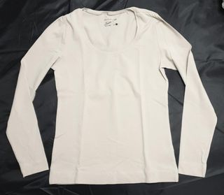 Camiseta manga larga beige Easy Wear