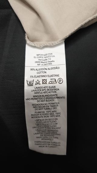 Camiseta manga larga beige Easy Wear