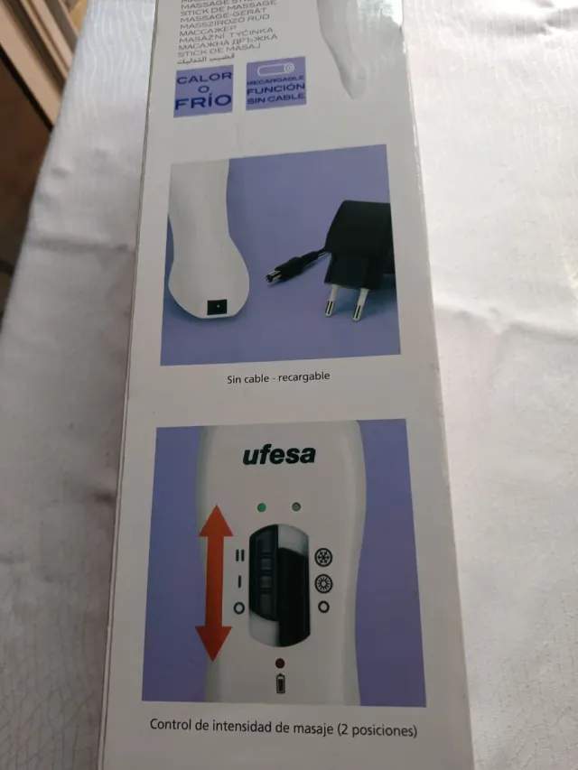 Ufesa MJ6360 Relaxo Masaje Frío Calor