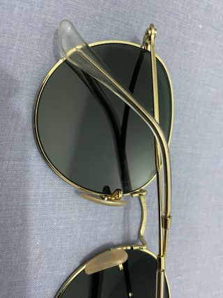 Gafas Ray-Ban Aviador Doradas Lente Verde