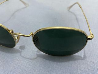 Gafas Ray-Ban Aviador Doradas Lente Verde