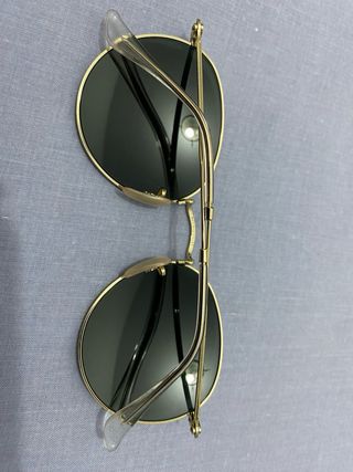 Gafas Ray-Ban Aviador Doradas Lente Verde