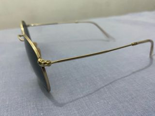 Gafas Ray-Ban Aviador Doradas Lente Verde