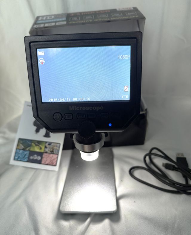 Microscopio Digitale LCD HD 3.6MP 1-600X