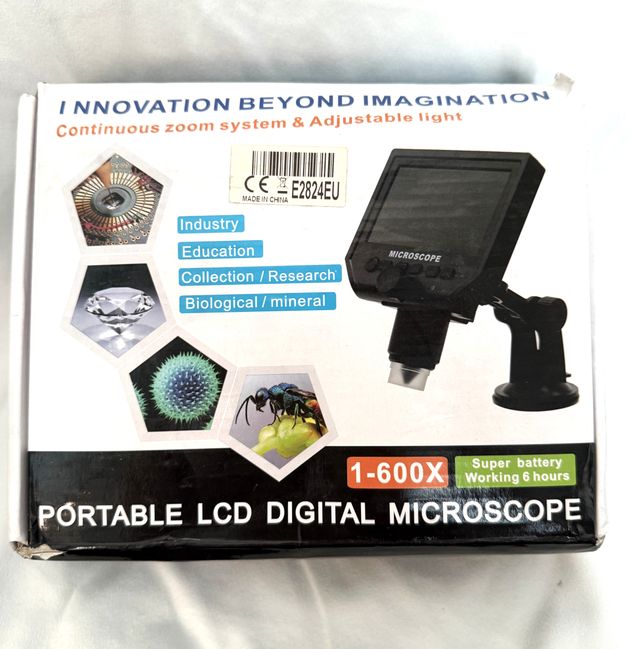 Microscopio Digitale LCD HD 3.6MP 1-600X