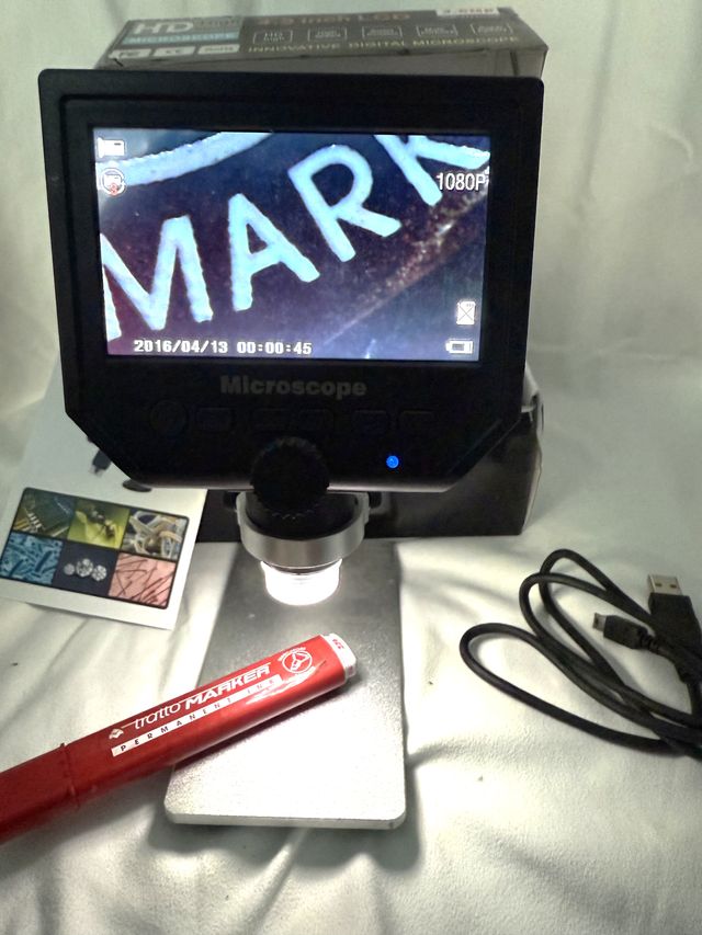 Microscopio Digitale LCD HD 3.6MP 1-600X