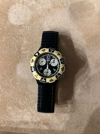 Swatch Scuba Cronografo Giallo Nero