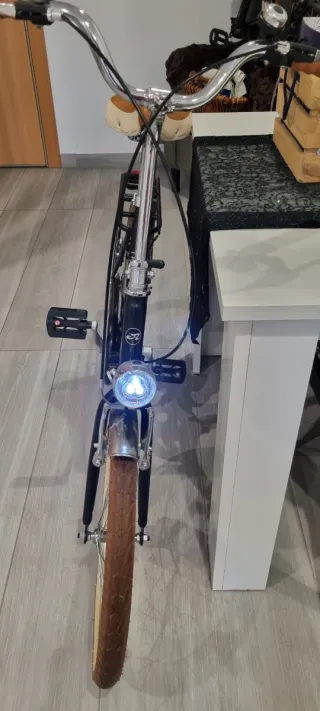 Bicicleta Plegable Italiana Negra