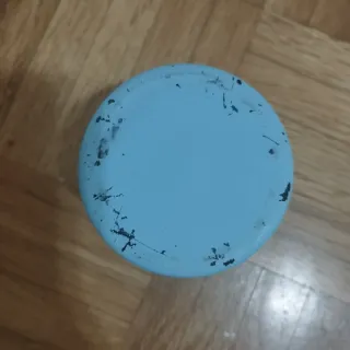 Candela profumata blu con messaggio