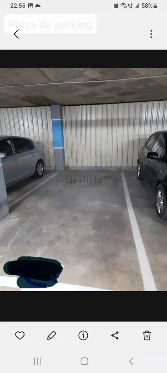 Alquiler plaza garaje coche grande