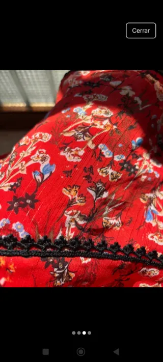 Vestido Poete Talla L Estampado Floral