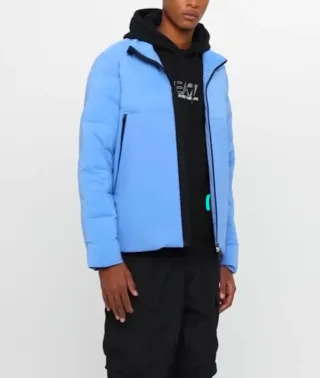 Cazadora Plumón Azul Sky marca Armani EA7