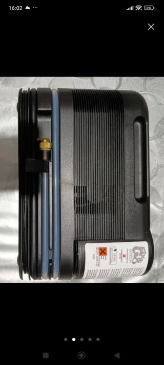 Compresor de aire portátil con manómetro