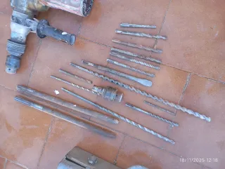 Martillo demoledor y brocas