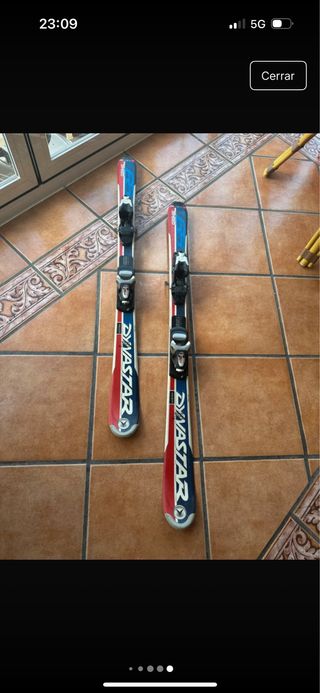 Esquis junior y palos