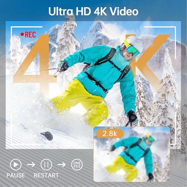 Cámara Digital 4K 64MP