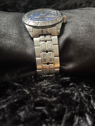 Reloj Lotus Azul y Plateado