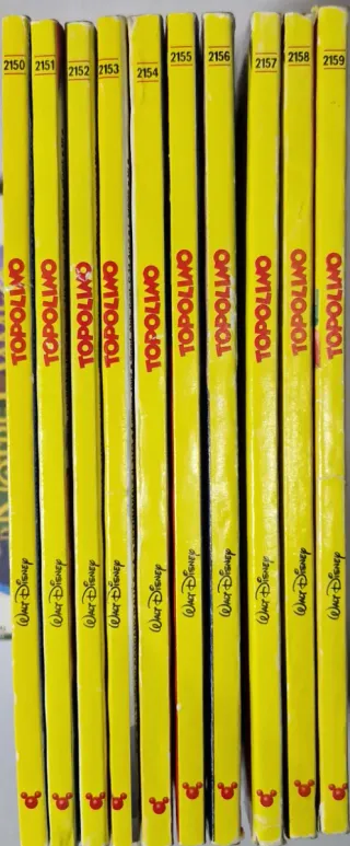 Topolino Lotto di 10 Fumetti Walt Disney 2150-2159