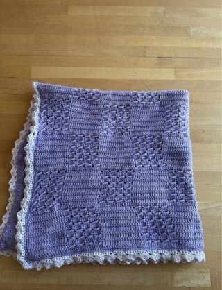 Copertina uncinetto fatta a mano