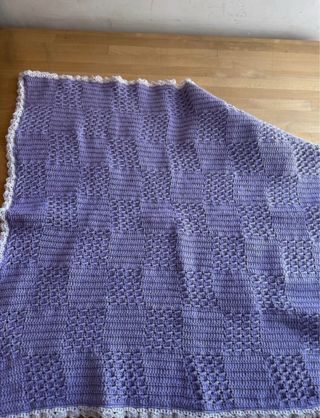 Copertina uncinetto fatta a mano