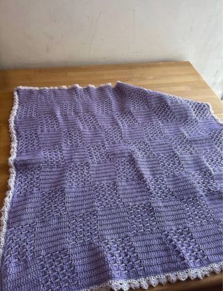 Copertina uncinetto fatta a mano