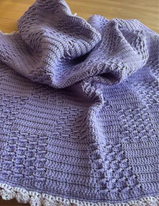 Copertina uncinetto fatta a mano