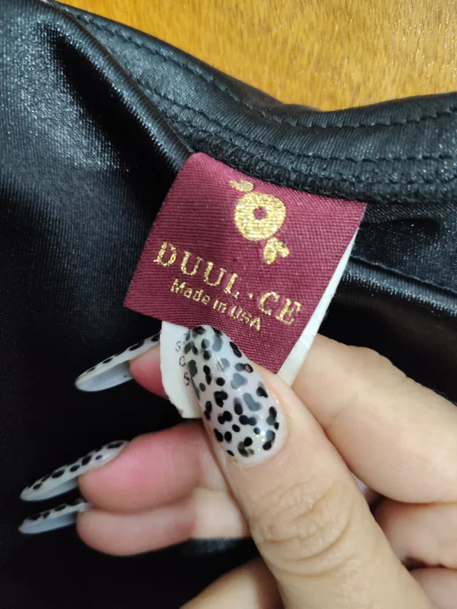 Vestito Duul&Ce in raso elegante Made in USA