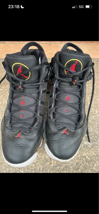 Tenis Jordan 6 Rings Negro/Rojo