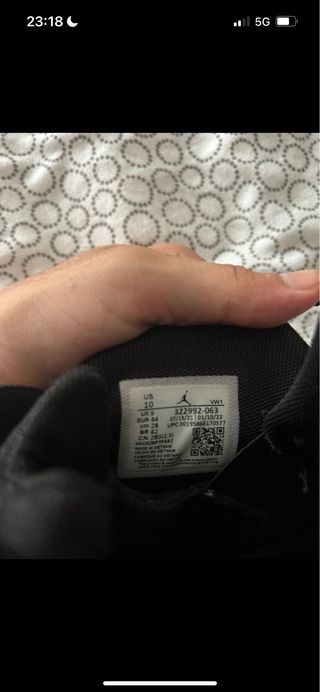 Tenis Jordan 6 Rings Negro/Rojo