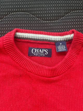 Jersey Chaps ralph lauren Rojo