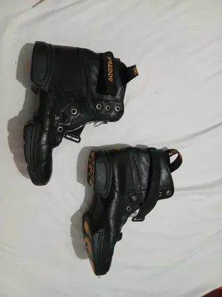 Scarpe Freddy nere e gialle