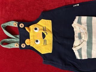 Set 4 salopette e 2 magliette bimbo