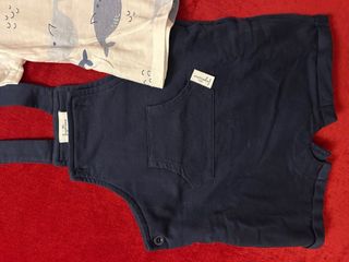 Set 4 salopette e 2 magliette bimbo