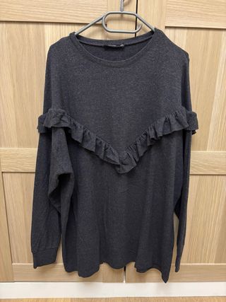 Jersey oversize gris