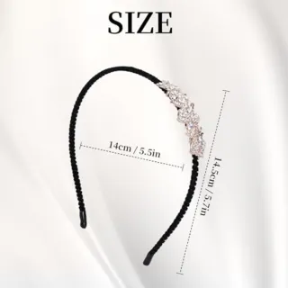 Tocado diadema con mariposas y pedrería