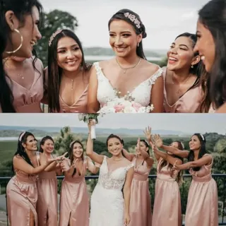 Tocado diadema con mariposas y pedrería