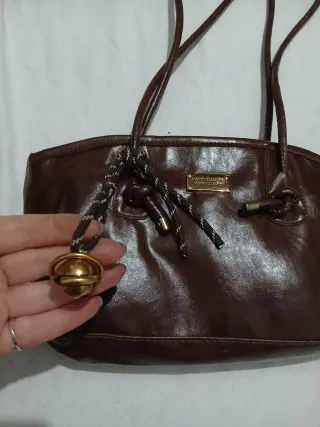 Borsa marrone in pelle