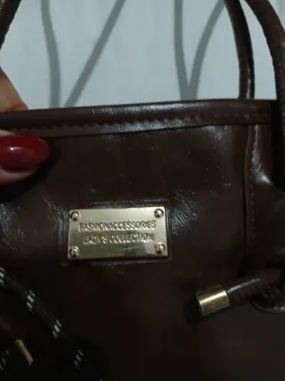 Borsa marrone in pelle