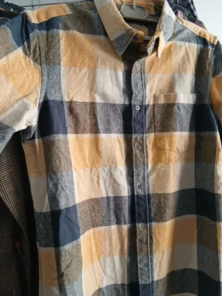 Camisa de cuadros hombre