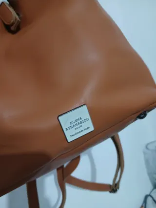 Zaino Marrone e Bianco