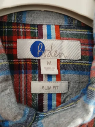 Camisa de cuadros Boden Talla M