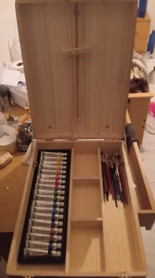 Caballete de madera Crelando