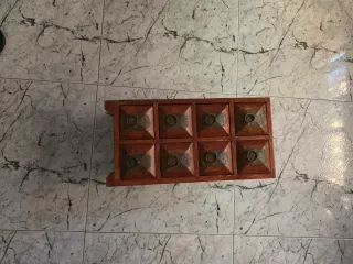 Organizador de madera con 8 cajones