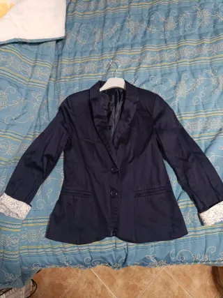 Chaqueta azul mujer talla 40