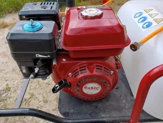 Carretilla fumigadora con enrollador