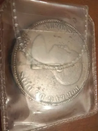 Moneda Antigua España Rey Constante